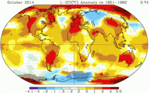 L'ottobre più caldo