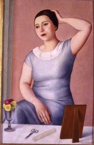 Antonio Donghi, Donna alla toletta, 1930. Galleria dâ€™Arte Moderna Â© Roma Capitale