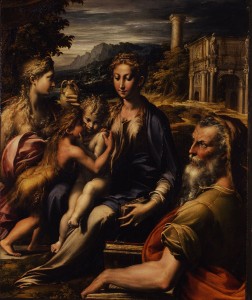 800px-Parmigianino_-_Madonna_con_Bambino_e_angeli,_detta_Madonna_dal_collo_lungo_-_Google_Art_Project