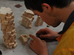 Lavori presso la falegnameria de La Bula