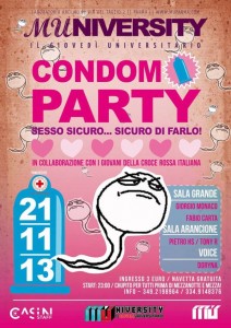 CONDOM-PARTY-MUniversity-IL-GIOVEDì-UNIVERSITARIO