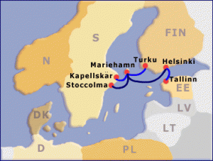 mappa viking line