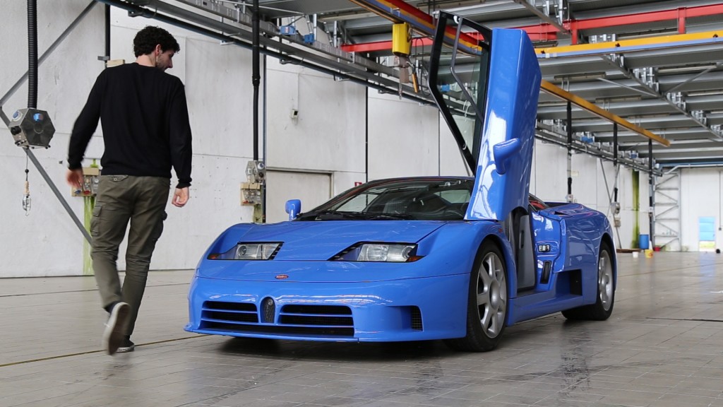 Davide Cironi e la Bugatti eb 110