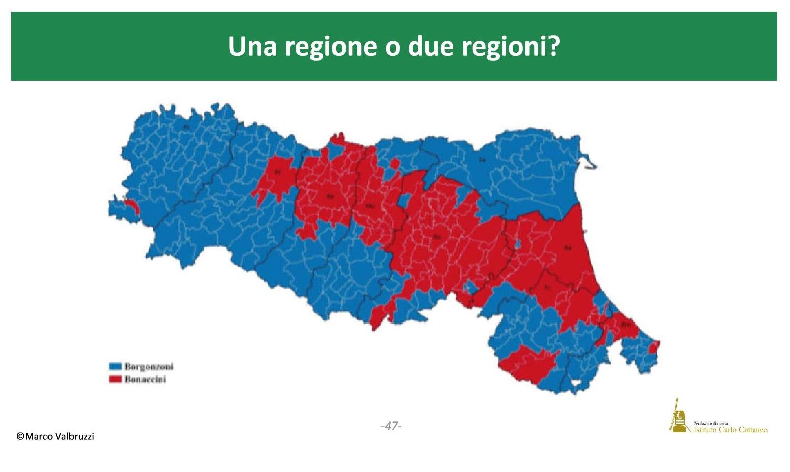 Una regione o due regioni?