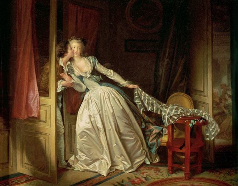 Il bacio rubato, Jean-Honoré Fragonard, 1788