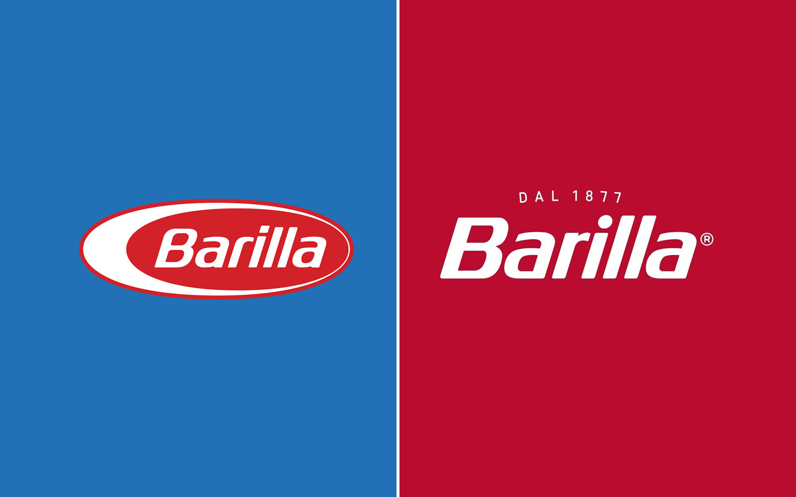 A new logo for the 145th anniversary of Barilla