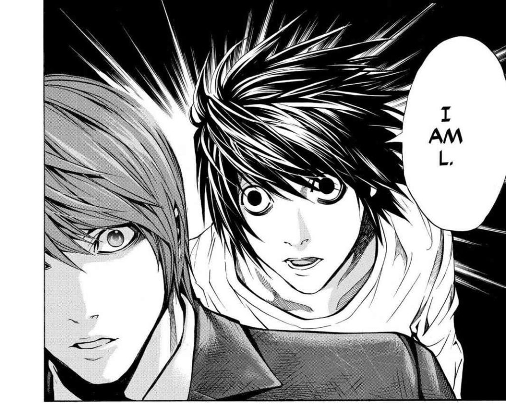 Death Note-Elle e Light Yagami-Manga