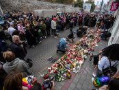 Slovacchia, Bratislava 'March for the Condemnation of Hatred of the LGBTI Community' 14 October 2022 EPA/JAKUB GAVLAK