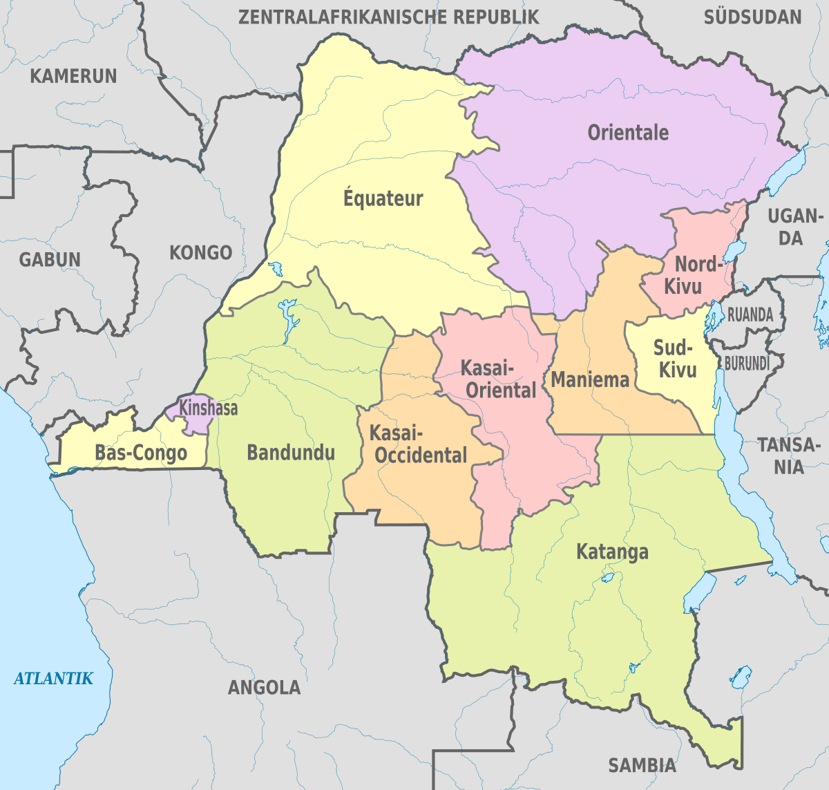 Goma Africa Map