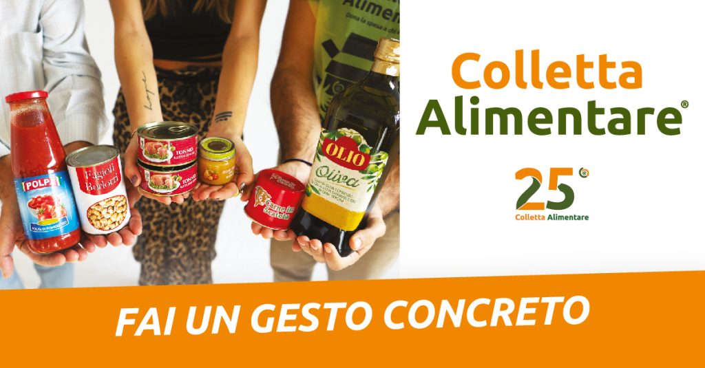 Manifesto 25esima edizione della Colletta Alimentare